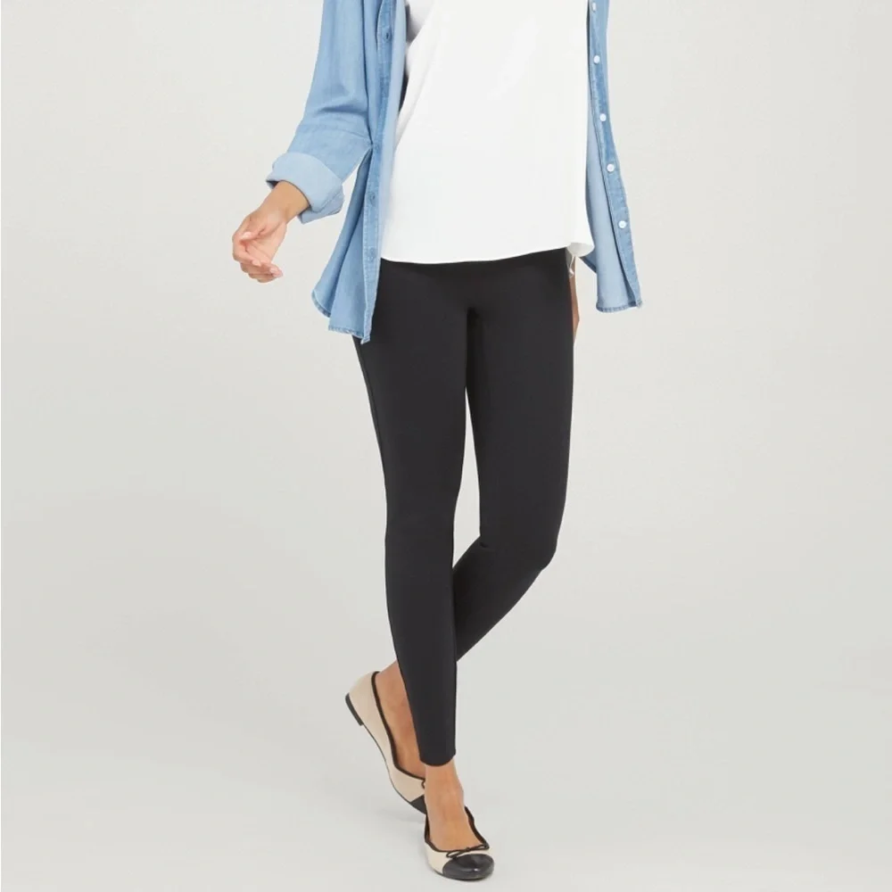 Spanx Ponte Ankle Leggings Size M - Picture 2 of 9